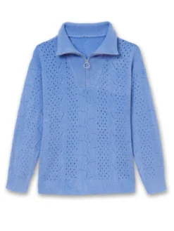 Pull col camionneur zippé