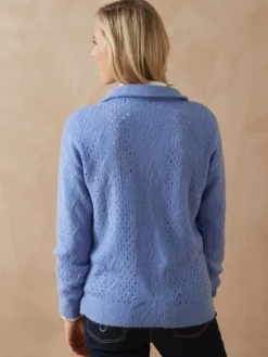 Pull col camionneur zippé