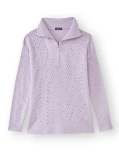 Pull col camionneur zippé
