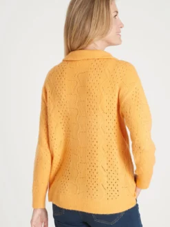Pull col camionneur zippé