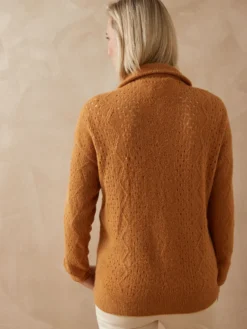 Pull col camionneur zippé
