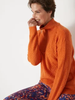 Pull col camionneur zippé