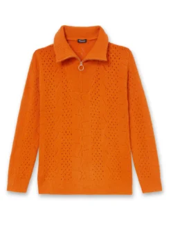 Pull col camionneur zippé