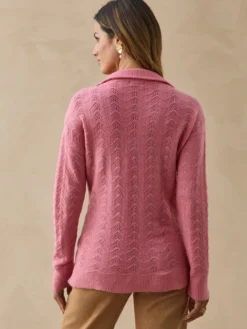 Pull col camionneur zippé