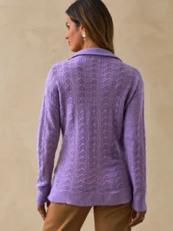 Pull col camionneur zippé