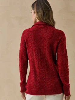 Pull col camionneur zippé
