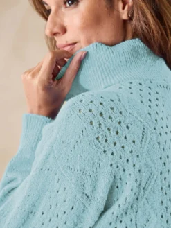 Pull col camionneur zippé
