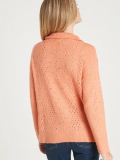 Pull col camionneur zippé