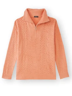 Pull col camionneur zippé