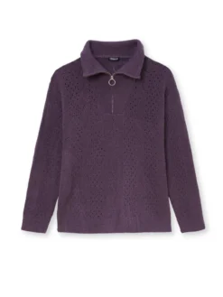 Pull col camionneur zippé