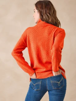 Pull col camionneur zippé