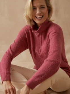 Pull col camionneur zippé