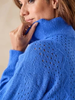 Pull col camionneur zippé