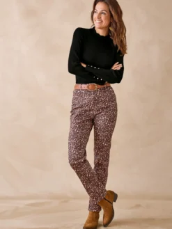 Pull col montant avec laine