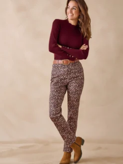 Pull col montant avec laine