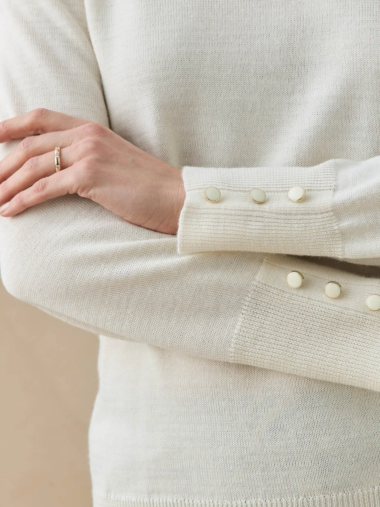 Pull col rond 50% laine mérinos