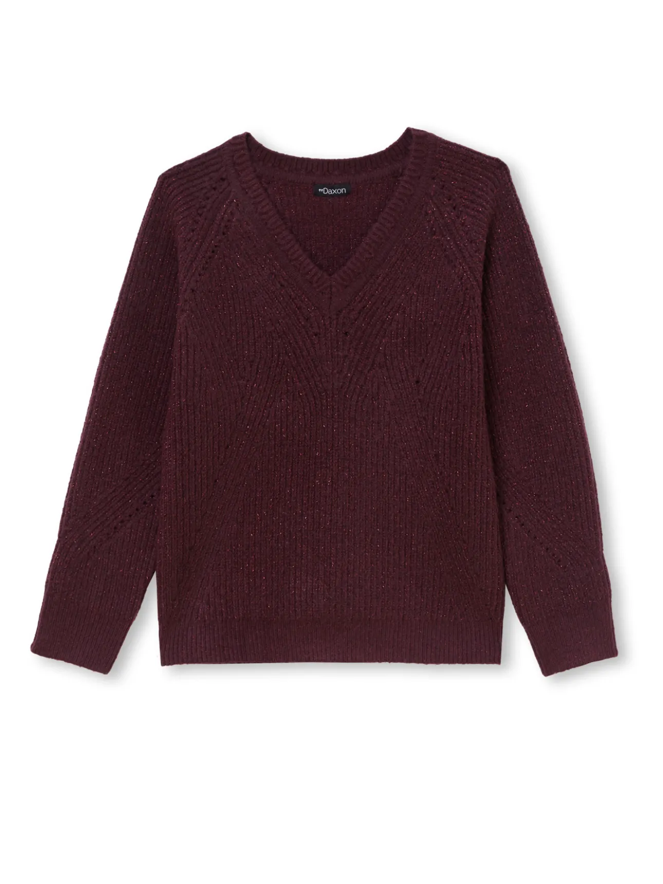 Pull côtes perlées