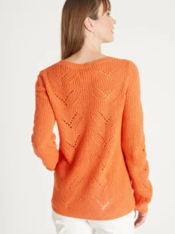 Pull en côtes perlées