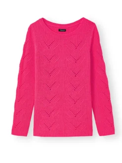 Pull en côtes perlées