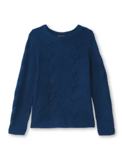Pull en côtes perlées