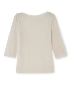 Pull en côtes perlées