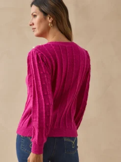 Pull en maille fantaisie
