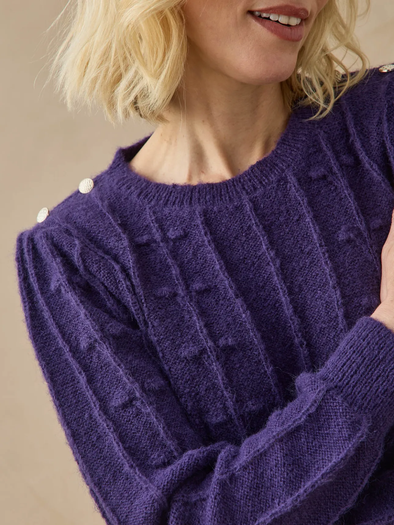 Pull en maille fantaisie