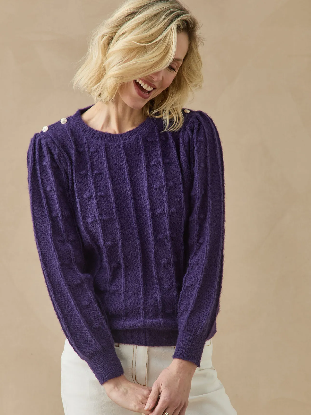 Pull en maille fantaisie