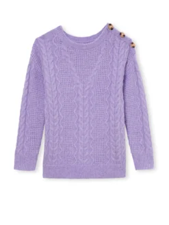 Pull en maille fantaisie col rond