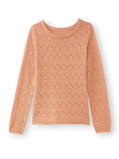 Pull fantaisie avec laine et alpaga
