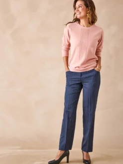 Pull jeux de mailles et torsades