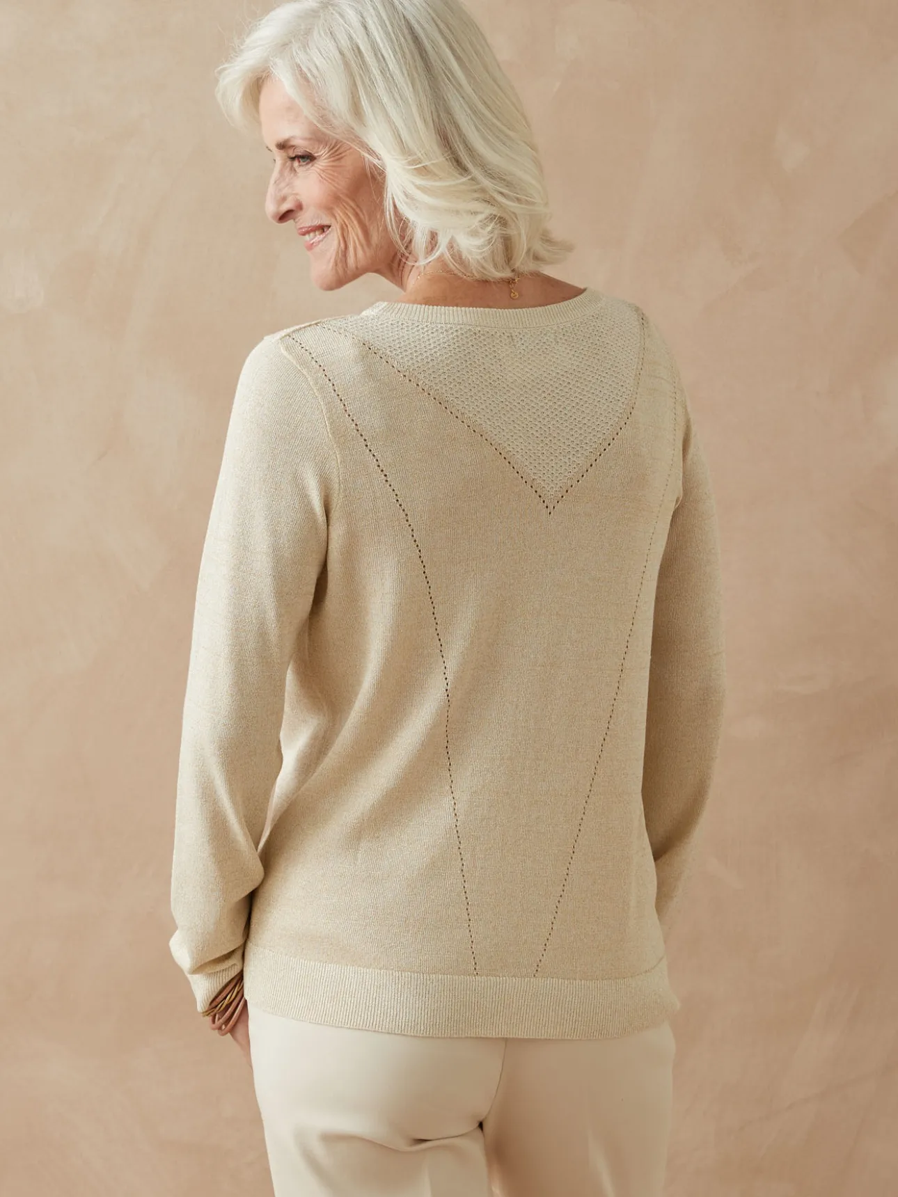 Pull maille fantaisie