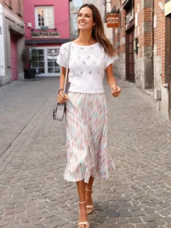 Pull maillle fantaisie manches T