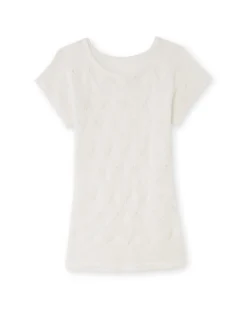 Pull maillle fantaisie manches T