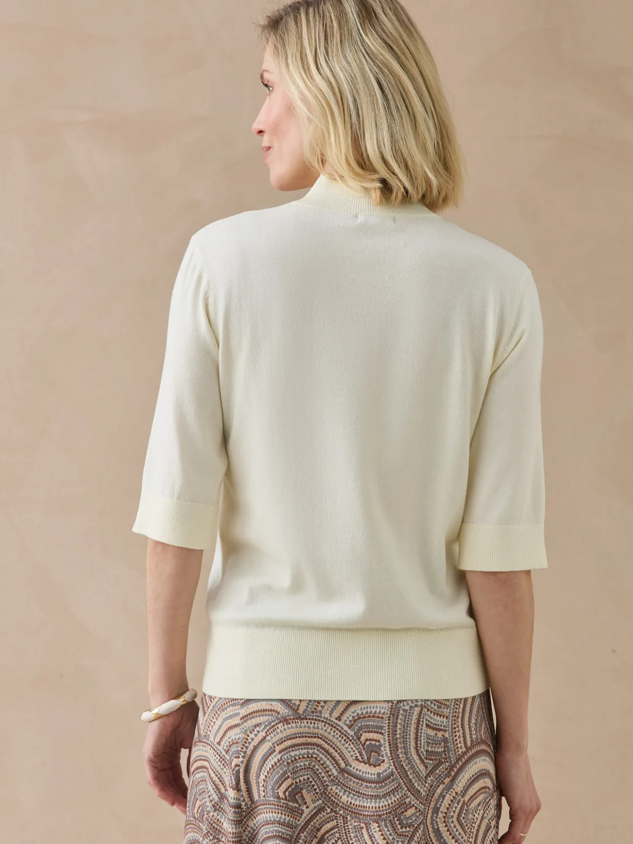 Pull manches au coude