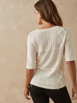 Pull manches au coude