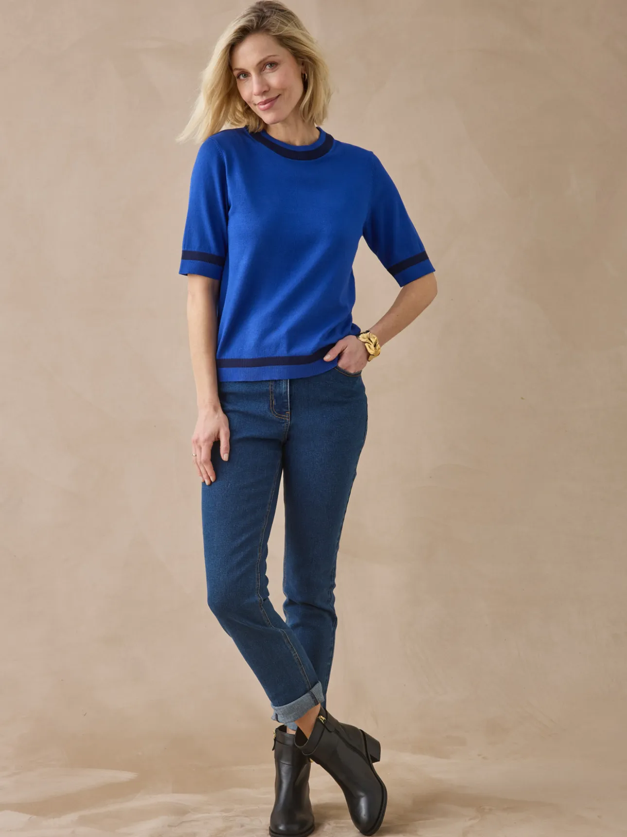 Pull manches courtes