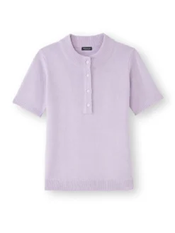 Pull manches courtes encolure tunisienne