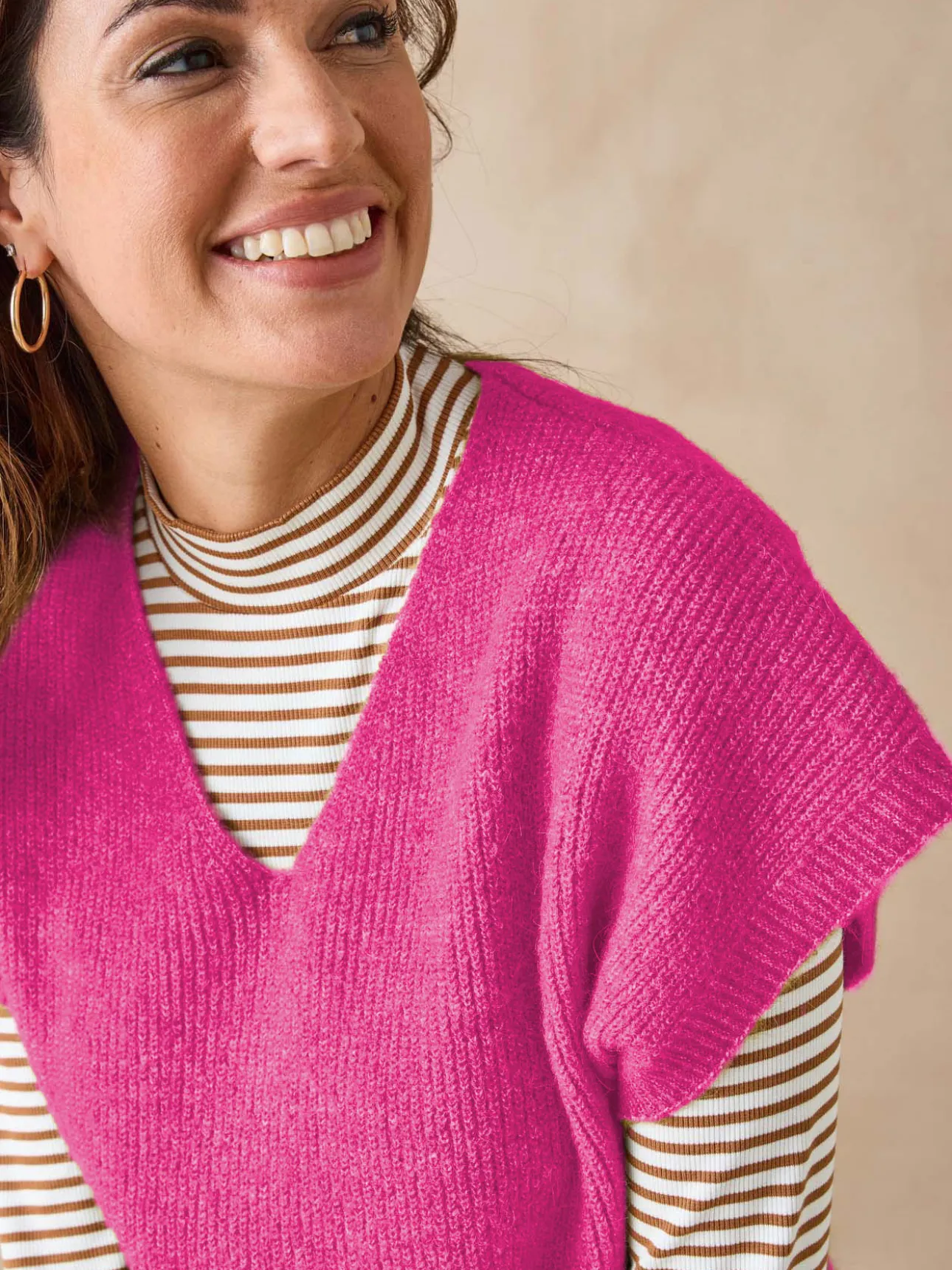 Pull manches T avec laine