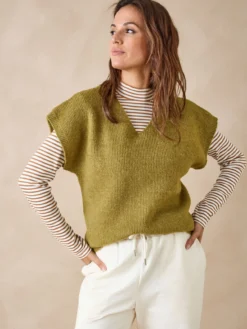 Pull manches T avec laine