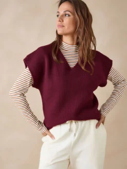 Pull manches T avec laine