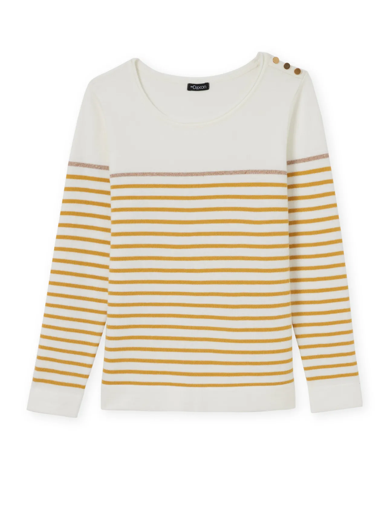 Pull marinière col rond
