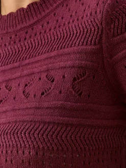 Pull point fantaisie ajouré
