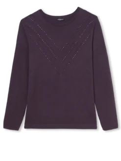 Pull point fantaisie détails rivets