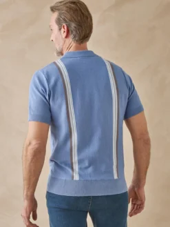 Pull polo zippé