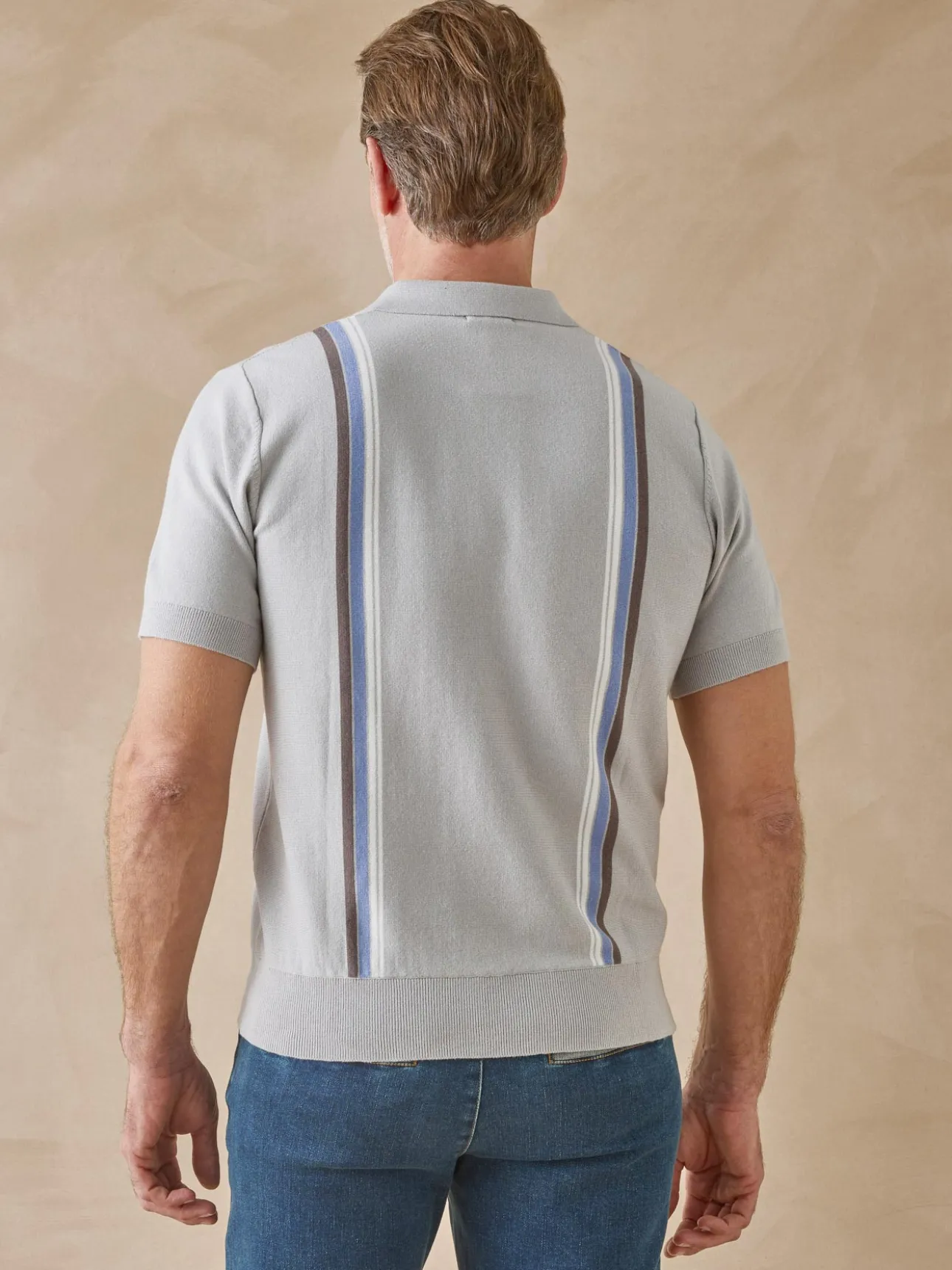 Pull polo zippé