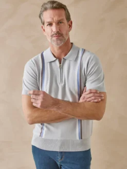 Pull polo zippé