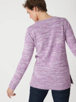 Pull torsadé encolure ronde