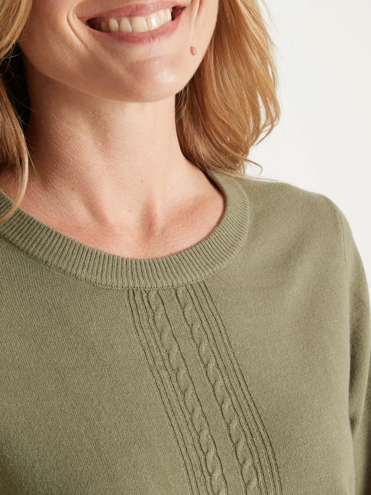 Pull toucher cachemire