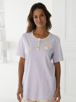 Pyjacourt en maille jersey pur coton
